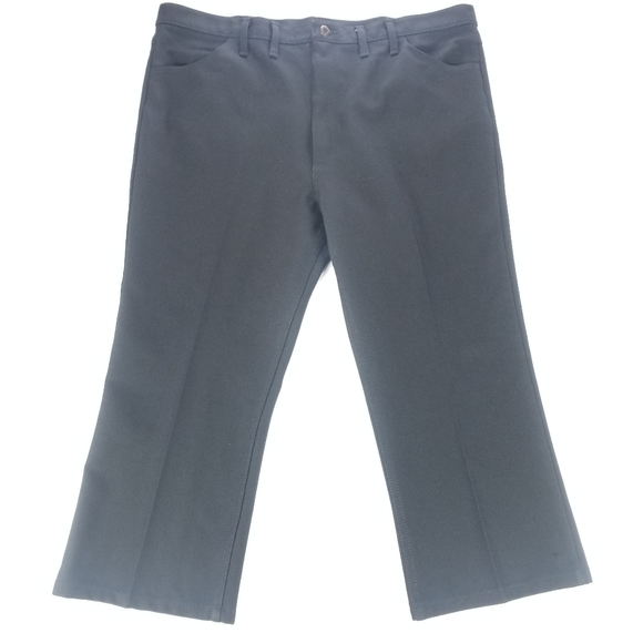 Wrangler 100% Polyester Pants Size 44 x *30 Black - Picture 8 of 11